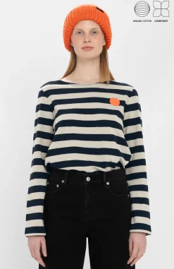 Loreak Mendian CAMISETA STRIPED DOT W-Mujer Camisetas