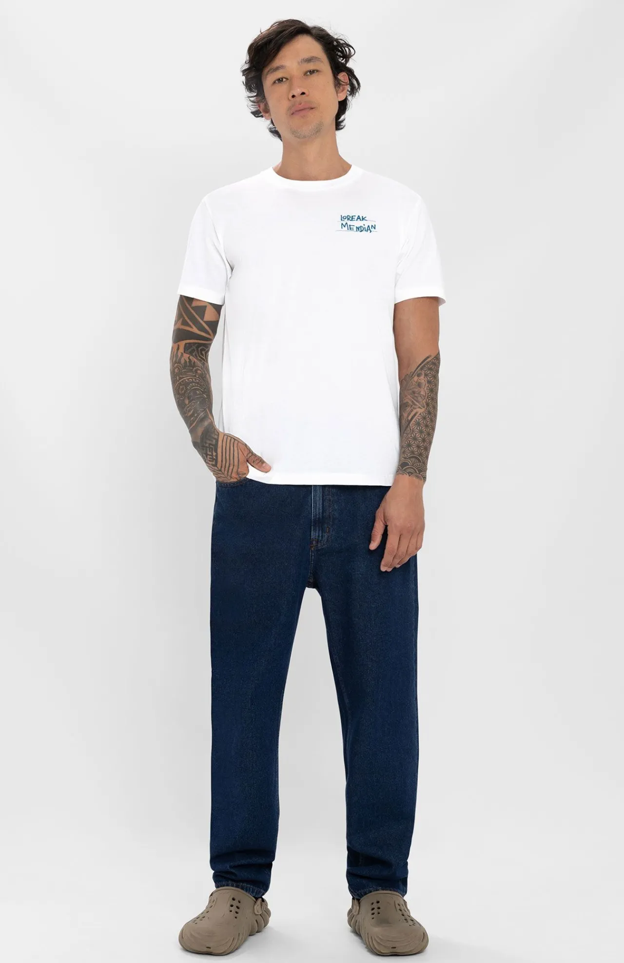 Loreak Mendian CAMISETA TAGLINE-Hombre Camisetas