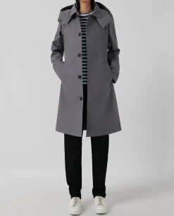 Loreak Mendian Gabardina Ura B-Mujer Chaquetas Y Gabardinas