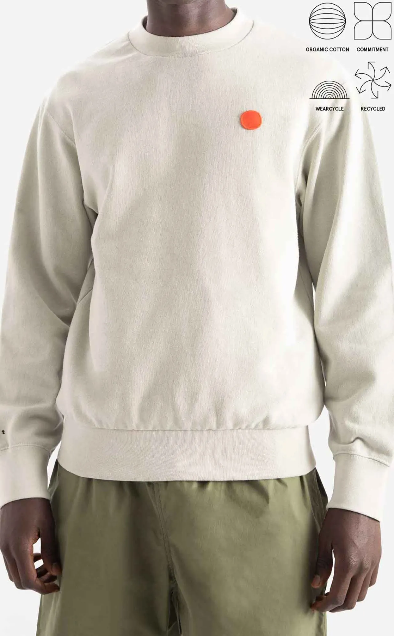 Loreak Mendian SUDADERA AKTIVISTA CREW M-Hombre Sudaderas