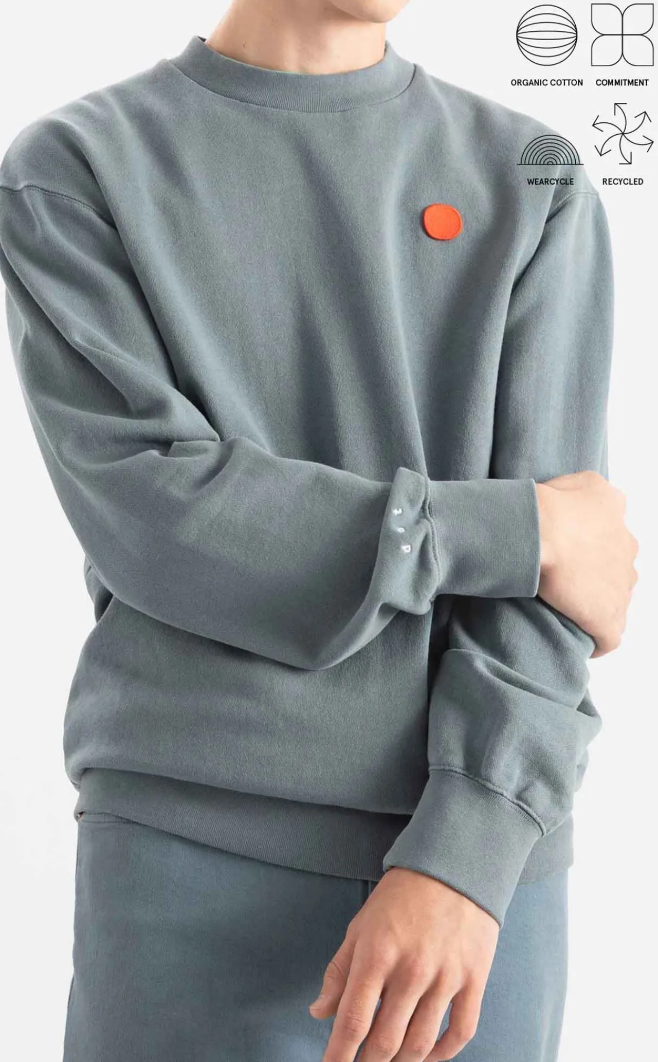Loreak Mendian SUDADERA AKTIVISTA CREW M-Hombre Sudaderas